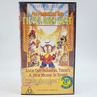 An American Tail Fievel Goes West VHS Movie Steven Spielberg G Rated
