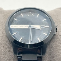 Armani Exchange AX2104 Hampton Mens 46mm Black Stainless Steel Watch