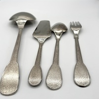 Vintage Italian Super Inox 800 Stamped 64 Pc Flatware Cutlery Set Case