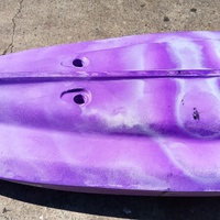 Aquayak Scout 3m Fishing Kayak Purple 150kg Paddle Trolley Sit on Top