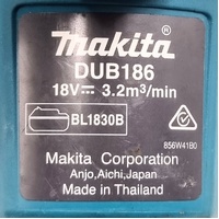 Makita DUB186SF Leaf Blower Kit with 18V 3.0Ah Battery and Charger