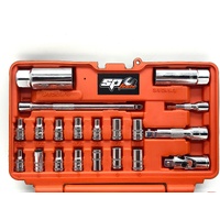 SP Tools SP20601 42pc 1/4 3/8 Drive Metric SAE Socket Set