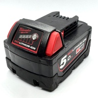 Milwaukee M18 18V RedLithium-Ion 5.0Ah Extended Capacity Battery Pack M18B5