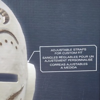 Star Wars Galaxy's Edge Jedi Temple Guard Mask Collectible with Display Stand