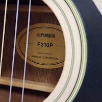 Yamaha F310P Acoustic Guitar Light Brown Steel String Dreadnought with Soft Bag