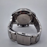 Seiko SSB299P1 Mens Chronograph Watch Black Dial Quartz Tachymeter