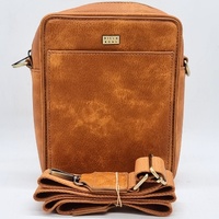 Billabong Mad Love Womens Shoulder Bag Tan Faux Leather Crossbody Purse