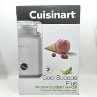 Cuisinart ICE-30BCA Cool Scoops Plus Ice Cream Maker 2L Frozen Dessert