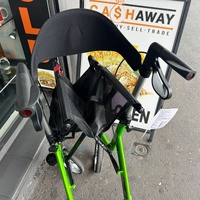 Aspire Vogue Light Seat Walker Rollator Lime 150kg Aluminium WAF705315GR