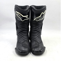 Alpinestars SMX-6 V2 Motorcycle Boots Black Size 41 EUR 7.5 US 26 JPN