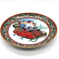 Princess House 1998 The Sleigh Ride Porcelain Collector Plate Christmas Decor