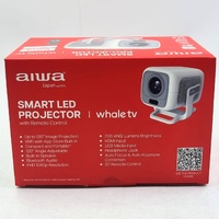 AIWA AWPJ0F1W Smart LED Projector 1080p WiFi Bluetooth Remote