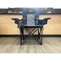 OZtrail Titan Elite Camping Chair Twin Pack 250kg Heavy Duty Pair
