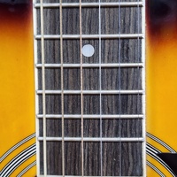 Sunburst Dreadnought Acoustic Guitar 6 String Folk Musical Instrument