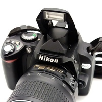 Nikon D40X 10.2MP DSLR Camera 18-55mm Lens Kit Bag Battery Charger Tripod