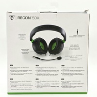 Turtle Beach Recon 50X Wired Gaming Headset Black Green Xbox One Series X PC