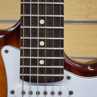 Sunburst Strat Style Electric Guitar 6 String SSS Pickups