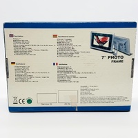 Nesa 7 Inch Digital Photo Frame DPF-07018F White Acrylic Desktop Display