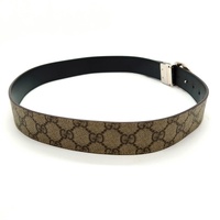 GUCCI GG Supreme Reversible Belt Interlocking G Buckle 85cm 473030 + COA