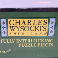 MB Charles Wysocki Americana Her Captain's Wistful Letter Puzzle 1000pc