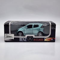 Speedy Power Mercedes Benz A-Class 1:32 Blue Diecast Model Car Open Door