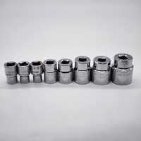 Sidchrome Socket Ratchet Set 10pc Imperial Sockets Handle with Case