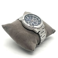 Seiko 4T53-00C8 Men's Chronograph Blue Dial Stainless Steel Watch