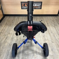 Clicgear Model 3.5+ Blue Foldable 3 Wheel Golf Push Cart Buggy