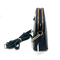 GUESS Griffin Mini Crossbody Bag Black Dome Dome Chain Strap PA337170