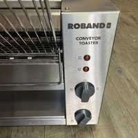 Roband TCR10 Commercial Conveyor Toaster 10A Stainless Steel Silver