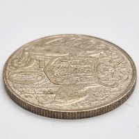 1966 Australia Round 50 Cent Coin Royal Australian Mint 80% Silver