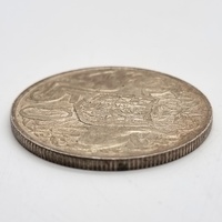 1966 Australia Round 50 Cent Coin Royal Australian Mint 80% Silver