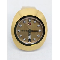Rado DiaStar Automatic Mens Watch Gold Dial Day Date 648.0413.3 Swiss