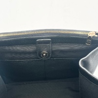 Coach Mini Surrey Carryall Black Leather Satchel Crossbody Bag with COA
