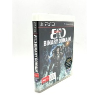 Binary Domain PS3 Sony PlayStation 3 Sega PAL Action Shooter Game