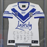 NRL 2024 Canterbury Bulldogs Squad Signed Jersey Limited Edition 231/300