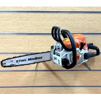 STIHL MS170 Mini Boss Petrol Chainsaw 35cm Bar with Carrying Case Cover