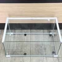Repti Zoo Reptile Tank Terrarium with Ventilation 50x30x25cm White