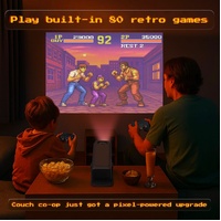 Laser PJ-GH803B-168 Smart Gaming Projector 80 Games 720p
