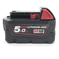 Milwaukee M18 18V RedLithium-Ion 5.0Ah Extended Capacity Battery Pack M18B5