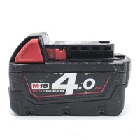Milwaukee M18 REDLITHIUM 4.0Ah Battery M18B4