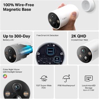 TP-Link Tapo C410 2K 3MP Smart Wire Free Security System Camera 2 pack