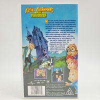 Alvin and the Chipmunks Meet Frankenstein VHS 1999 Animated Movie Classic