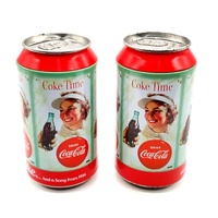 5x Coca-Cola Money Box Drink Cans Vintage Collectible Tin 1951 1954 1998