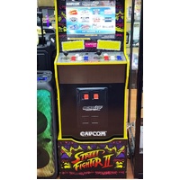 Arcade1Up Capcom Legacy Street Fighter 2 Arcade Machine with Riser