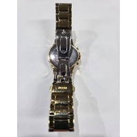 GUESS Ladies Gold Tone Crystal Set Multifunction Watch GW0320L2 36mm