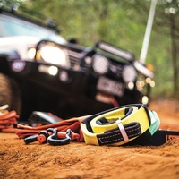 XTM 7 Piece 4WD Recovery Kit 8T Snatch Strap Winch Gear