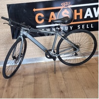 Shimano Copenhagen Hybrid Commuter Bike Fluid Comfort Seat Grey 700C