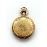 Vintage 18K Gold T.T. Jones Sons Waltham Pocket Watch 1899 Very Rare