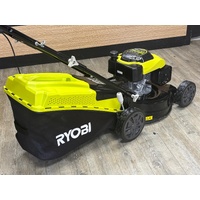 Ryobi 160cc 46cm 4-Stroke Push Lawn Mower Petrol Garden Grass Cutter RLM46160PB